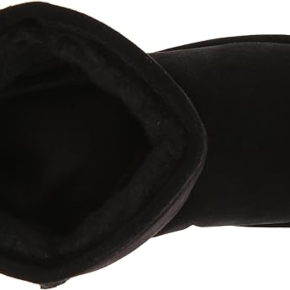 BEARPAW Eva Short Toddler Girls Black II Leather Suede Boots Size 11 Pull On - Picture 7 of 7